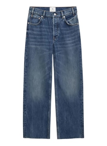 anine bing pantalon mujer gavin long jean - a0611480whd53 blue