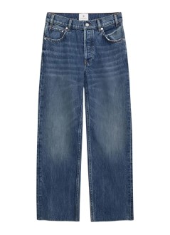 anine bing pant  womangavin long jean - a0611480whd53 blue