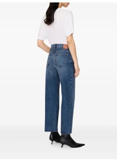 anine bing pant  womangavin long jean - a0611480whd53 blue