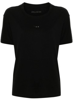 zadig & voltaire top womanmarta pcl wings strass - jwts01669 001