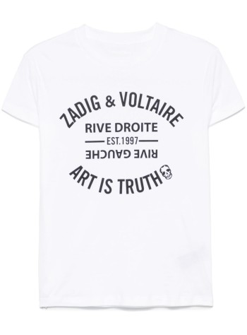 zadig & voltaire top womanwalk ico blason eco - jwts02769 107
