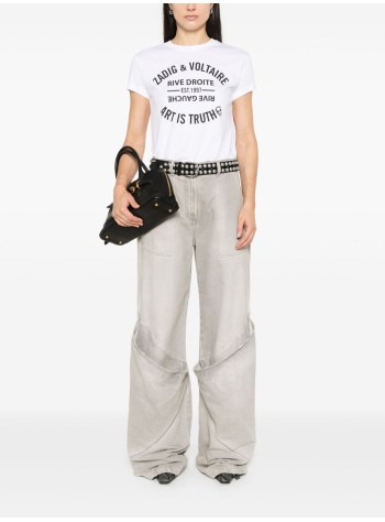 zadig & voltaire top womanwalk ico blason eco - jwts02769 107 2