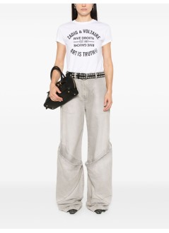 zadig & voltaire top womanwalk ico blason eco - jwts02769 107
