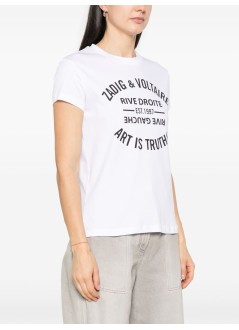 zadig & voltaire top womanwalk ico blason eco - jwts02769 107