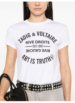zadig & voltaire top womanwalk ico blason eco - jwts02769 107
