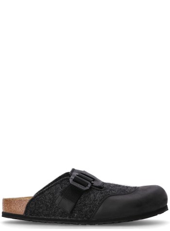 birkenstock clog manboston nova tex felt - 1030216 anthracite