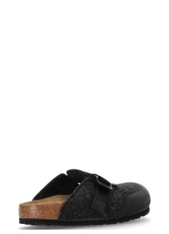 birkenstock zueco hombre boston nova tex felt - 1030216 anthracite
