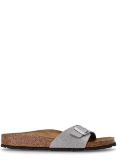 birkenstock sandalia mujer madrid syn - 1030192 shiny glitter silver