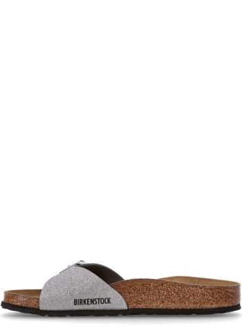 birkenstock sandalia mujer madrid syn - 1030192 shiny glitter silver 2