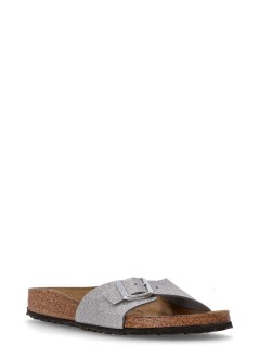 birkenstock sandalia mujer madrid syn - 1030192 shiny glitter silver