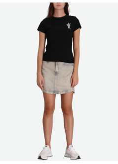 boss skirt womanc dnm mini skirt - 50542428 020