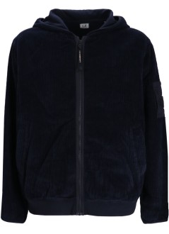 c.p.company sudadera hombre sweatshirts hooded open in corduroy 350 - 19cmss217a110472g 888