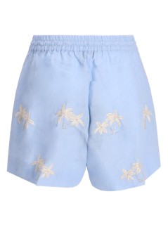 benaras by citrus short pant womanthreads palm mini shorts - be 24830 lt blue