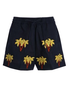 benaras by citrus short pant womanbrigitte double palm shorts - be 25152 navy