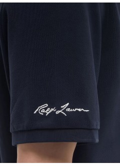 polo ralph lauren polo mansskcclsm1-short sleeve-polo shirt - 710967425001 aviator navy