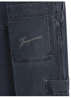 jacquemus denim manle cargo de-nimes carre - 25hpam00541ad00049 380