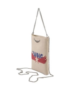 zadig & voltaire crossbody mujer rock phone pouch america - lwsg03710 100