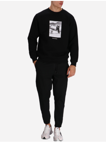 drôle de monsieur sudadera hombre le sweatshirt ice skating waiter - isw174co230bl black 2