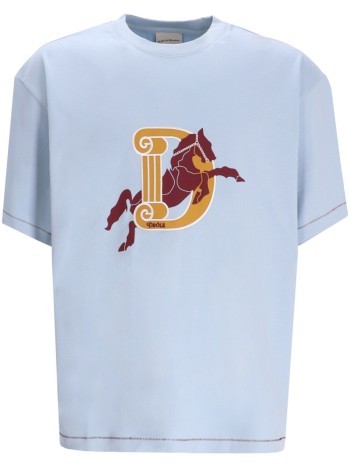 drôle de monsieur camiseta hombre le t-shirt d cheval - its267co195babl baby blue