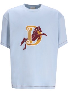 drôle de monsieur camiseta hombre le t-shirt d cheval - its267co195babl baby blue