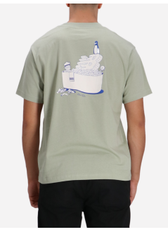 new balance camiseta hombre cold tub t-shirt - mt53940gas gas