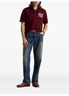 polo ralph lauren polo mansskcclsm1-short sleeve-polo shirt - 710967425008 harvard wine