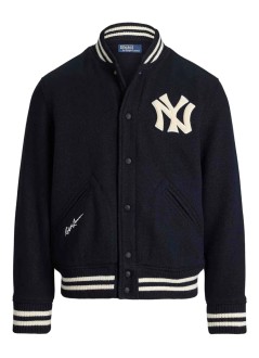 polo ralph lauren outerwear manny bball jkt-lined-bomber - 710953996001 hunter navy