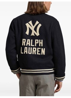 polo ralph lauren outerwear manny bball jkt-lined-bomber - 710953996001 hunter navy