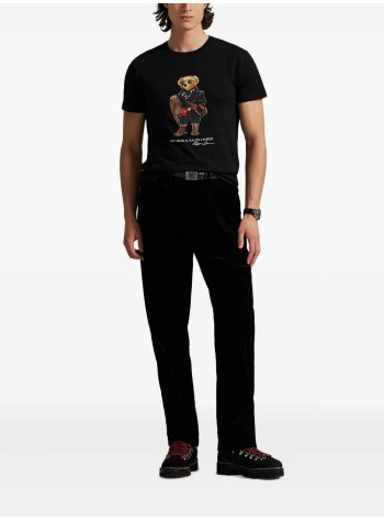 polo ralph lauren t-shirt manssteecmslm1-short sleeve-t-shirt - 710p00094001 fa25 polo black holiday bear 2