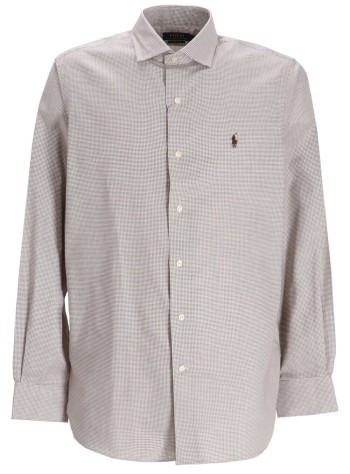 polo ralph lauren shirt mancuestbbppcn-long sleeve-dress shirt - 712980779005 6844e white chocolate brown
