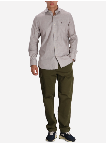 polo ralph lauren shirt mancuestbbppcn-long sleeve-dress shirt - 712980779005 6844e white chocolate brown 2