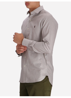 polo ralph lauren shirt mancuestbbppcn-long sleeve-dress shirt - 712980779005 6844e white chocolate brown