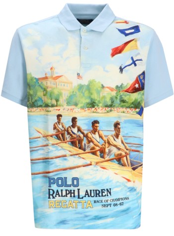 polo ralph lauren polo mansskccmslm32-short sleeve-polo shirt - 710p00087001 ready all rower