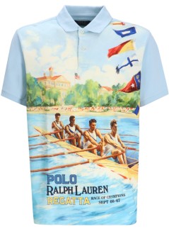 polo ralph lauren polo mansskccmslm32-short sleeve-polo shirt - 710p00087001 ready all rower