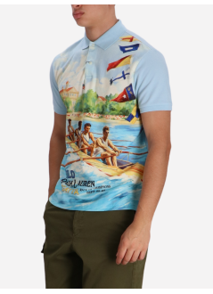 polo ralph lauren polo mansskccmslm32-short sleeve-polo shirt - 710p00087001 ready all rower