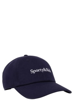 sporty & rich gorras mujer serif logo hat - ac07964300bl106 3902