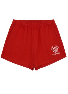 sporty & rich pantalon corto mujer california emblem disco short - sh03764033re15 182