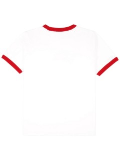 sporty & rich top mujer california emblem ringer tee - to07364508wh52 3934