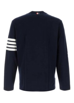 thom browne camiseta hombre long sleeve tee w/ 4bar in sustainable jersey - mjs169g07862 415