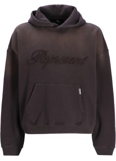 represent sudadera hombre rep reverse applique hoodie - mlm100160 after dark