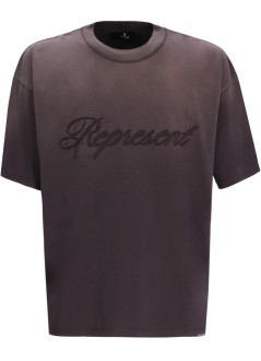 represent t-shirt manrep reverse applique t-shirt - mlm100161 after dark