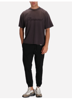 represent t-shirt manrep reverse applique t-shirt - mlm100161 after dark