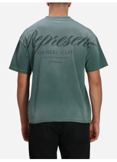 represent camiseta hombre represent owners club script t-shirt - ocm41201 vintage green