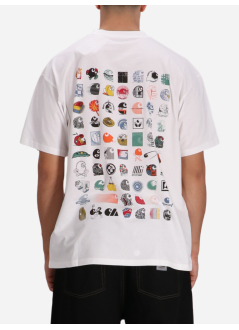carhartt t-shirt mancamiseta de algodón orgánico de jersey sencillo con el logo - i035439 02xx
