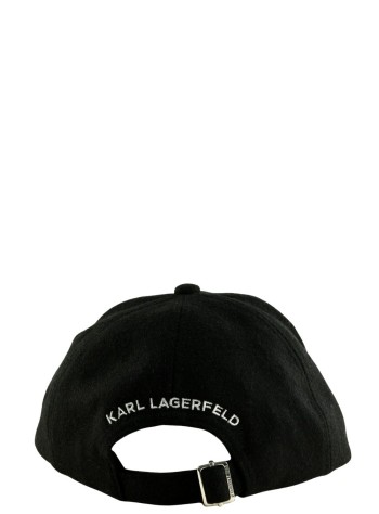 karl lagerfeld cap womank autograph patch cap - a4w33104 999 2