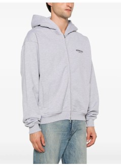 represent sweater manrepresent owners club zip hoodie - ocm41122 ash grey
