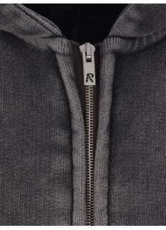 represent sudadera hombre initial boxy oversized zip through hoodie - inm414 vintage grey