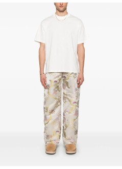 represent camiseta hombre initial oversized t-shirt - inm4742 flat white