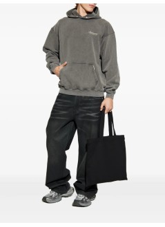 represent sweater manrepresent owners club script hoodie - ocm41200 vintage grey
