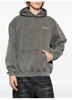 represent sweater manrepresent owners club script hoodie - ocm41200 vintage grey